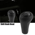 5 Speed Manual Gear Shift Knob for BMW (1 Pcs) Faux Leather Black