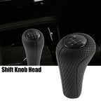 5 Speed Manual Gear Shift Knob for BMW (1 Pcs) Faux Leather Black