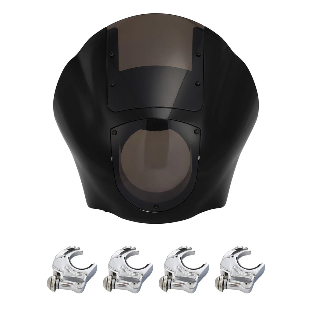 Quarter Fairing Windshield & 39mm Fork Clamps for Harley Sportster XL
