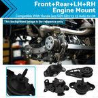 Set of 4 Engine Mounts for Honda Jazz GD1 GD3 (2001–2008) L13A1 L15A1