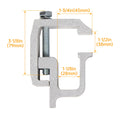 Set of 4 Mounting Clamps for Truck Cap Topper Shell