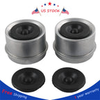 2X Trailer Axle Dust Cap Grease Cover for RV Camper (Universal Fit)