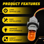 2X Turn Signal Bulb Socket Harness for Nissan Maxima (2016-2018) Armada (2017-2019)
