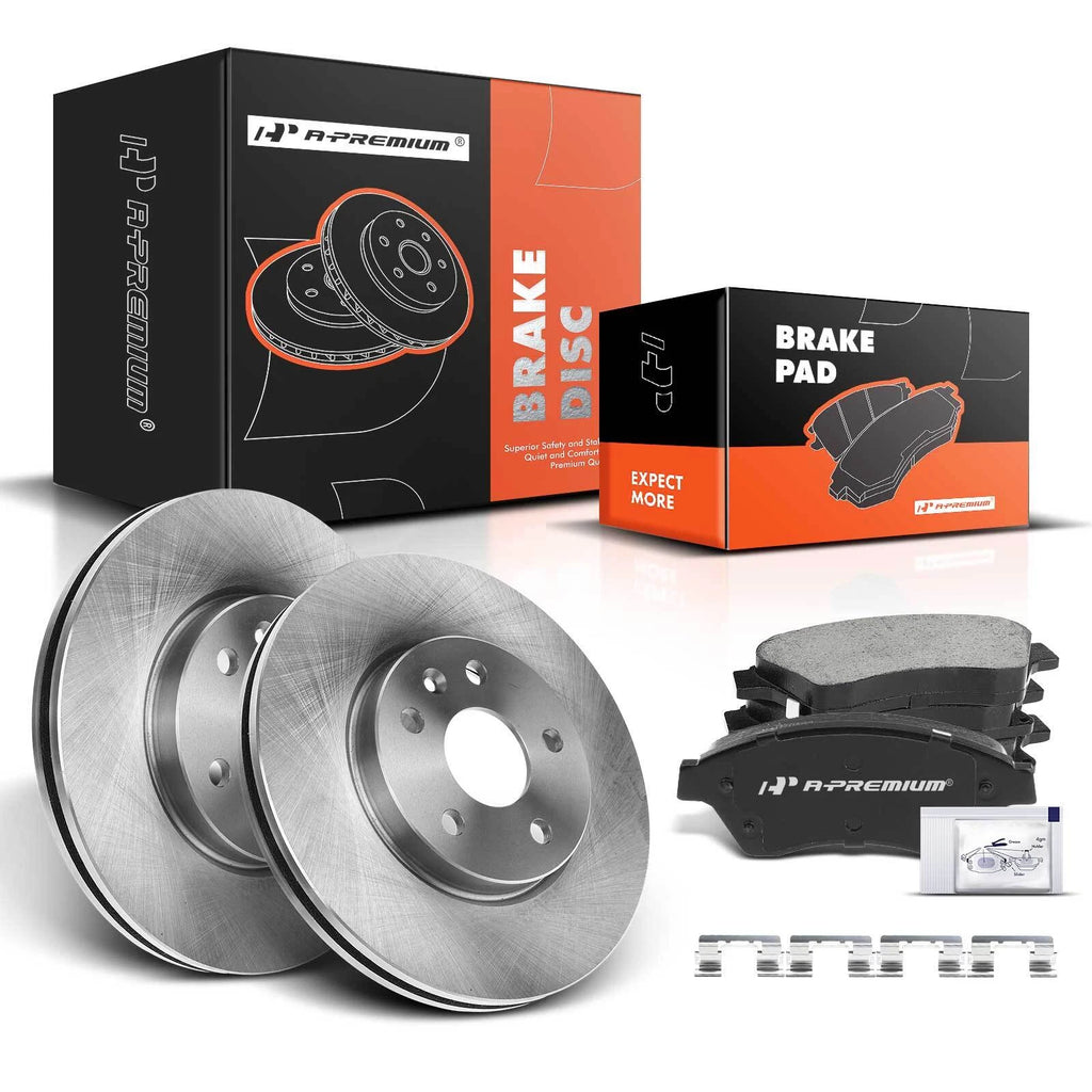 Front Disc Brake Rotors & Ceramic Pads for Chevy Cruze (2011–2015)
