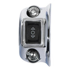 Chrome Clutch Bracket Switch ON/OFF Button for Harley Touring Sportster Dyna