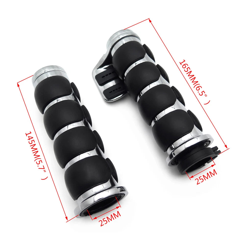1 Pair Billet Aluminum Hand Grips for Harley Touring Road King
