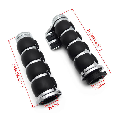 1 Pair Billet Aluminum Hand Grips for Harley Touring Road King