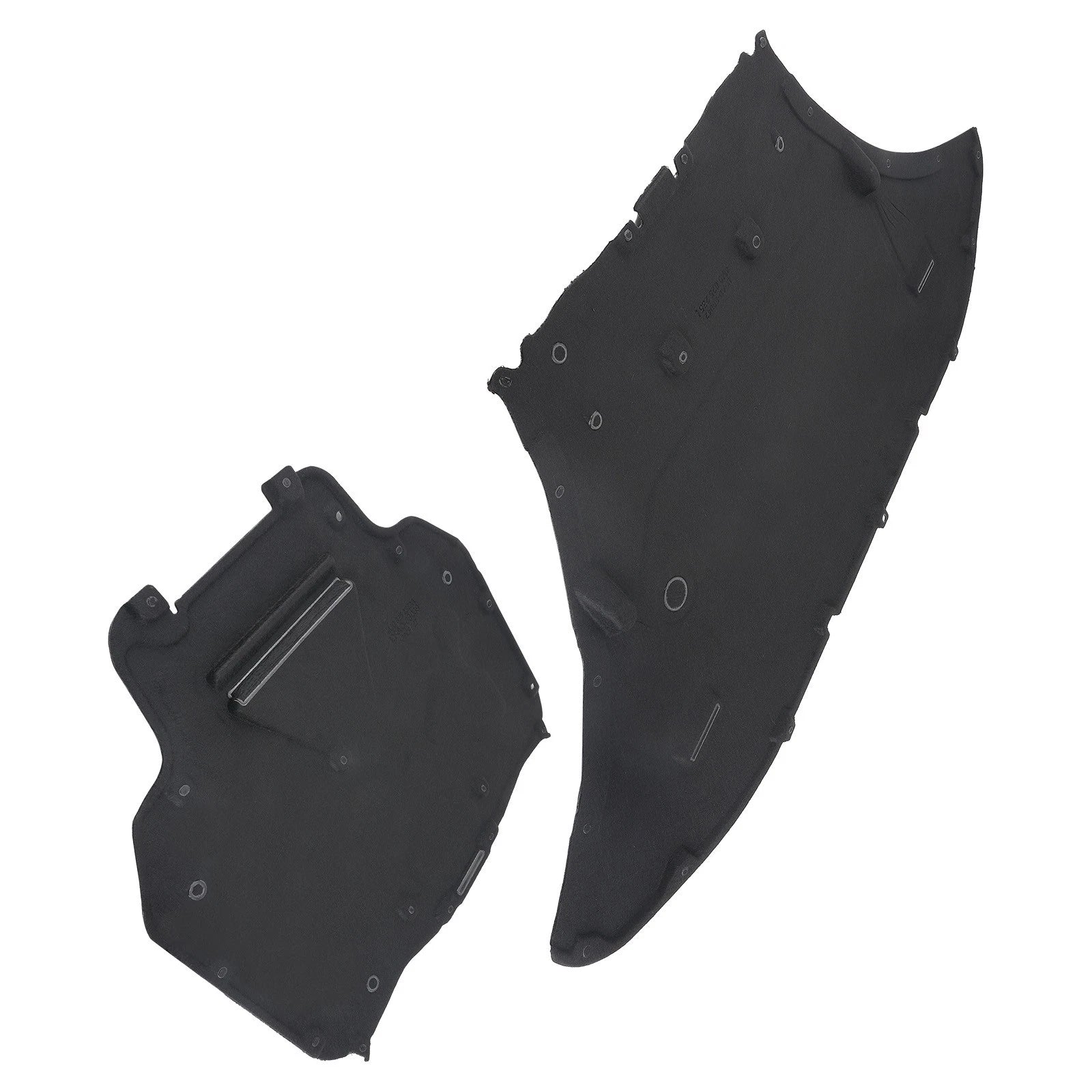 2X Front Engine Splash Shield Baffle Guard for Audi Q7 Q8 (2018-2023)