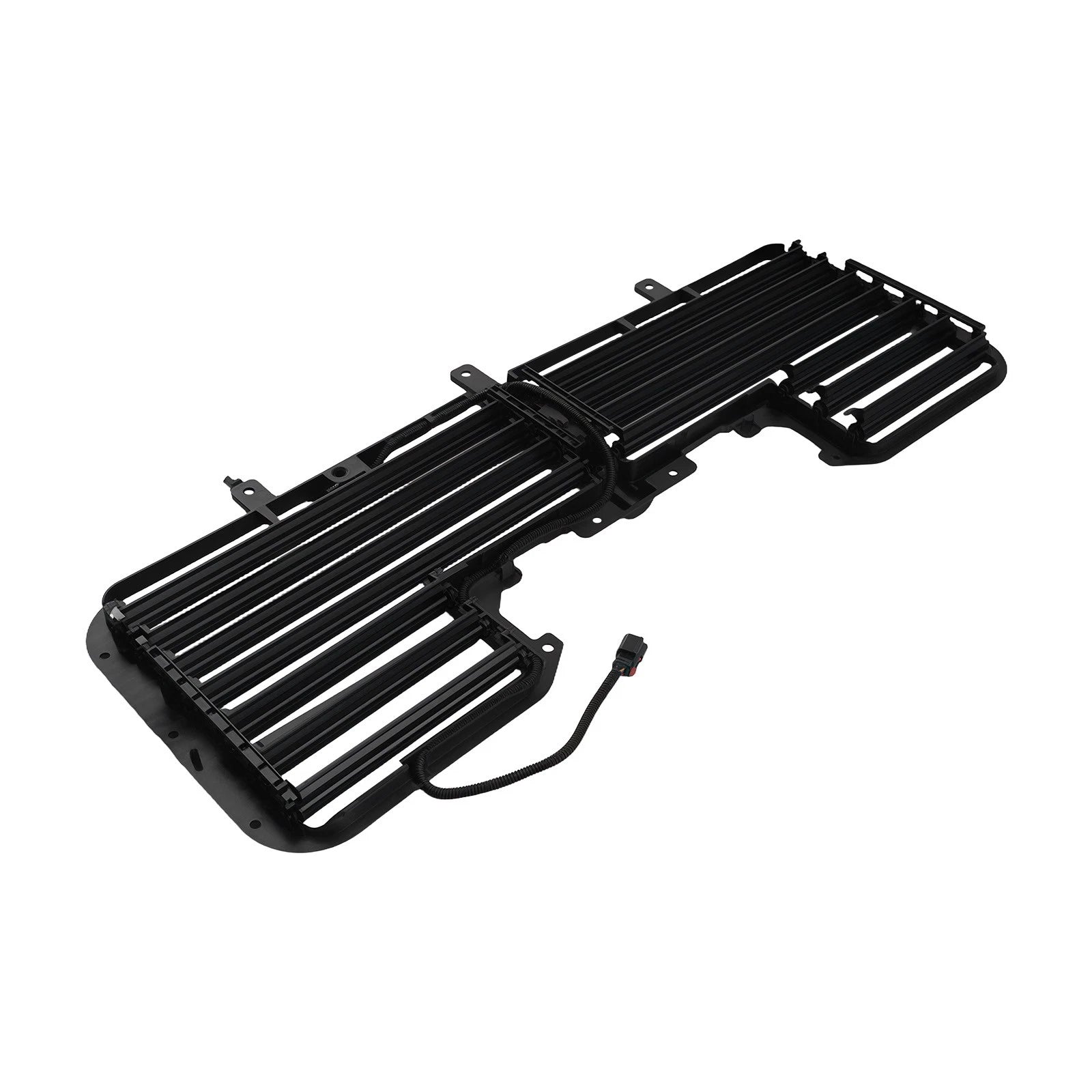 Active Radiator Grill Shutter for Silverado 1500 LS (2017–2018) Black w/ Motor