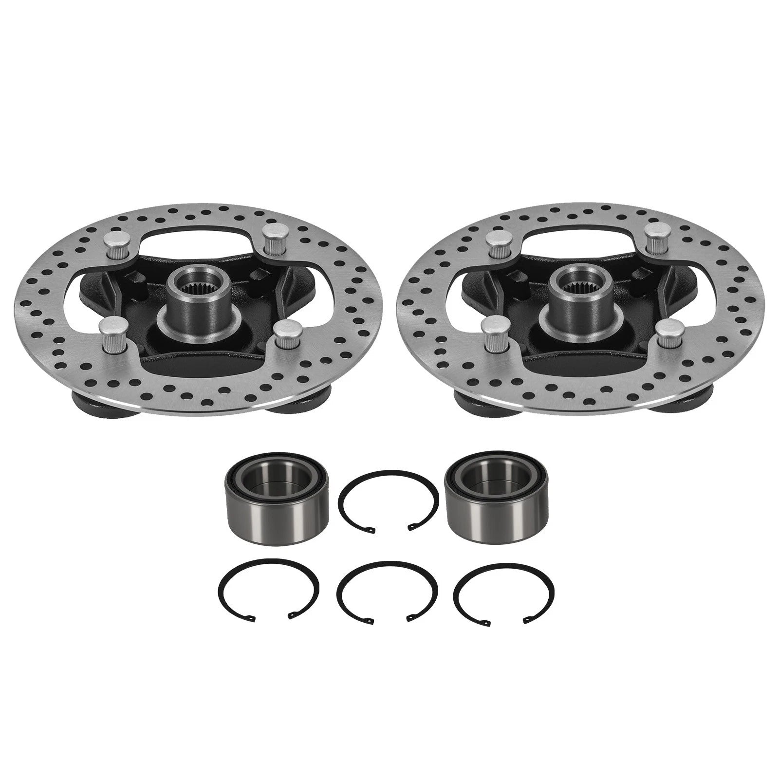 2X Wheel Hub Rotor W/Studs for Polaris RZR XP 1000 (2014–2022)