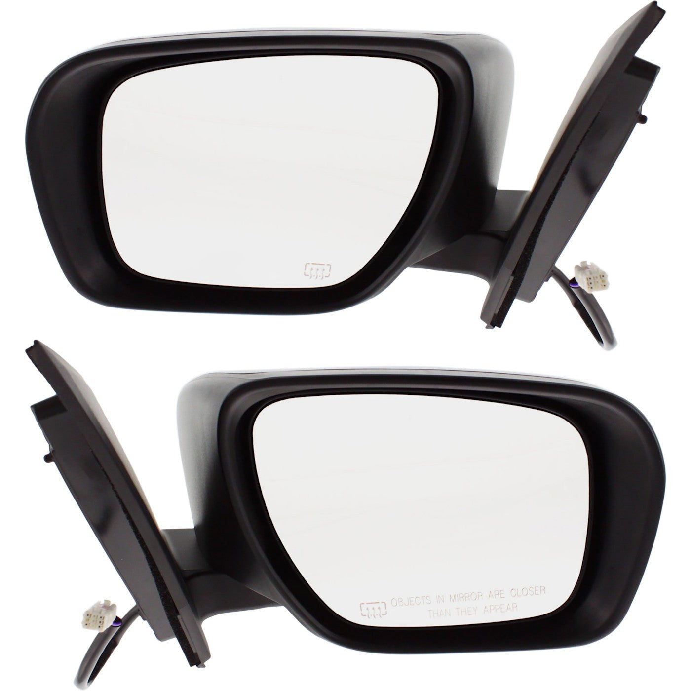 Set of 2 Power Mirrors for Mazda CX-7 (2007–2011) Heated Manual Folding