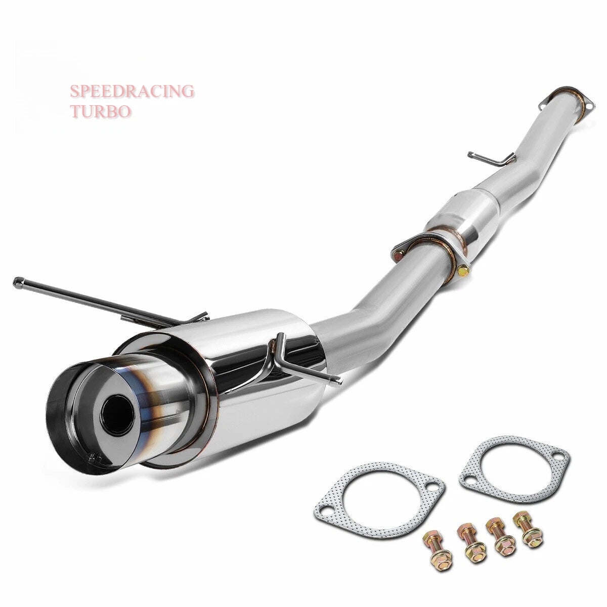 4.5" Muffler Burnt Tip Catback Exhaust for Subaru Impreza WRX/WRX STI (2002–2007)