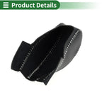 Gear Shift Knob Cover for Subaru Forester (2014–2017) Black Grey Faux Leather