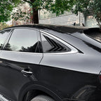 Rear Window Louver Shutter Trim for Audi Q5 (FY 2018–2023) Carbon Look