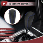 1Pc Gear Shift Knob Cover for Honda Inspire (2023) Blue Faux Leather