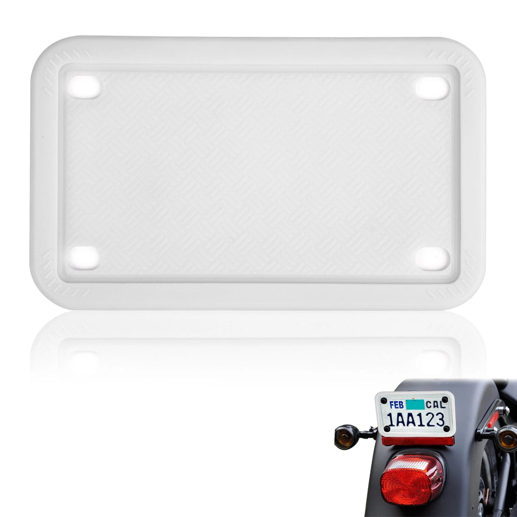 Silicone License Plate Frame for Universal Motorcycles (2010–2025)