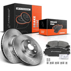 Front Disc Brake Rotors and Ceramic Pads for Toyota Corolla (2019-2019)