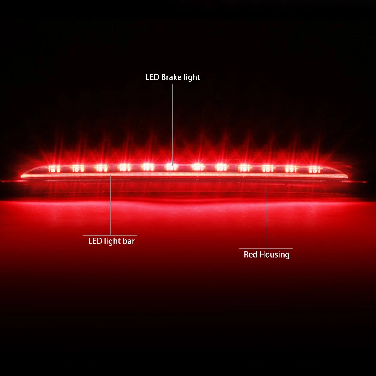 Full LED Third Tail Brake Light Lamp Bar for Mazda CX-5 (2013–2016)