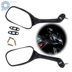 Black Rear View Mirrors with Turn Signals for Suzuki GSXR600 GSXR750 (2005–2016)