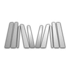 10Pc Chrome Pillar Post Covers for Mercedes GL (2007–2012)