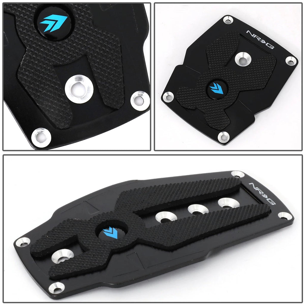 NRG Innovations PDL-200BK Aluminum MT Foot Pedal Cover for Universal Fit (2000–2023)