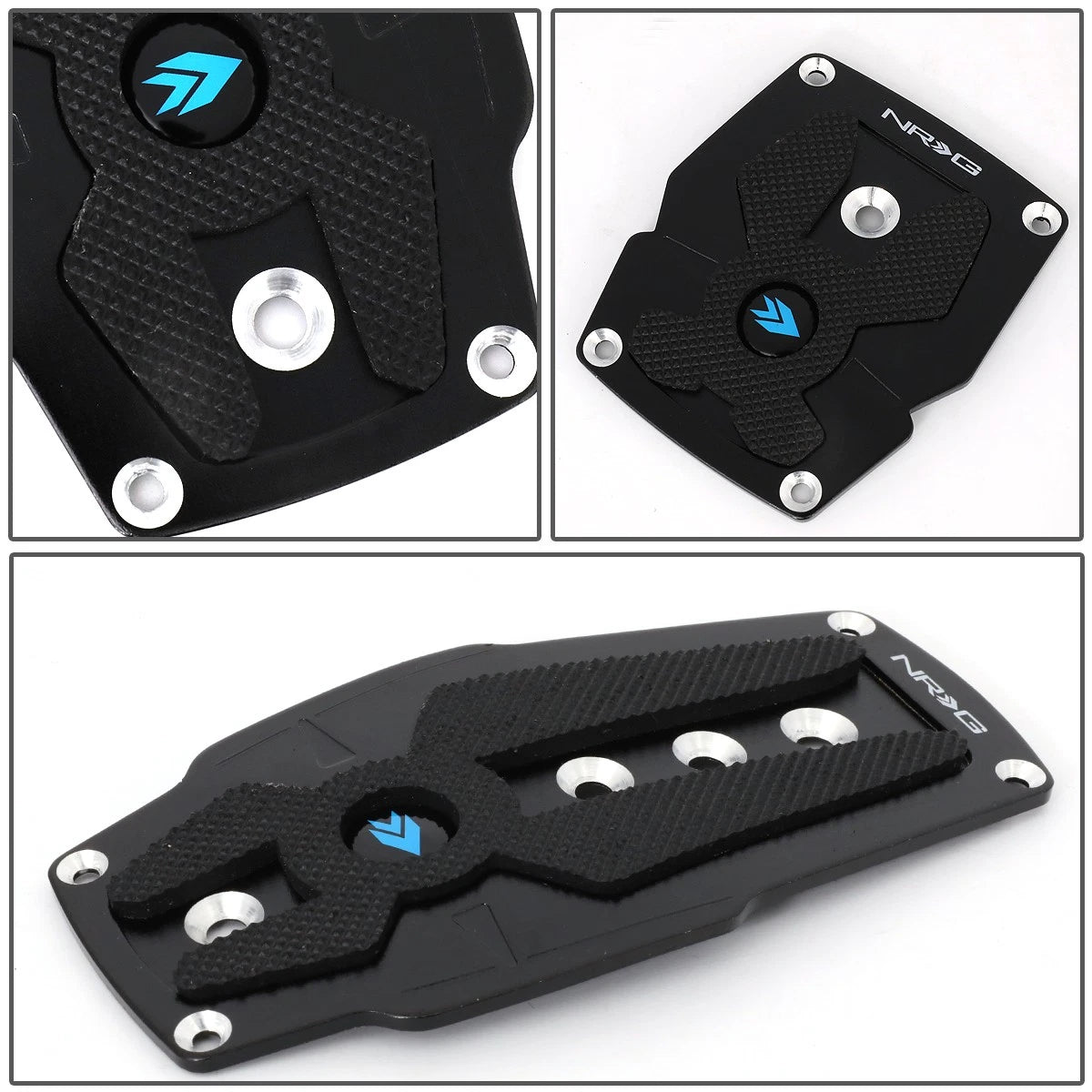 NRG Innovations PDL-200BK Aluminum MT Foot Pedal Cover for Universal Fit (2000–2023)