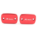 1 Pair Fluid Reservoir Cover Caps for Yamaha X-MAX 300 (2017–2018) Red