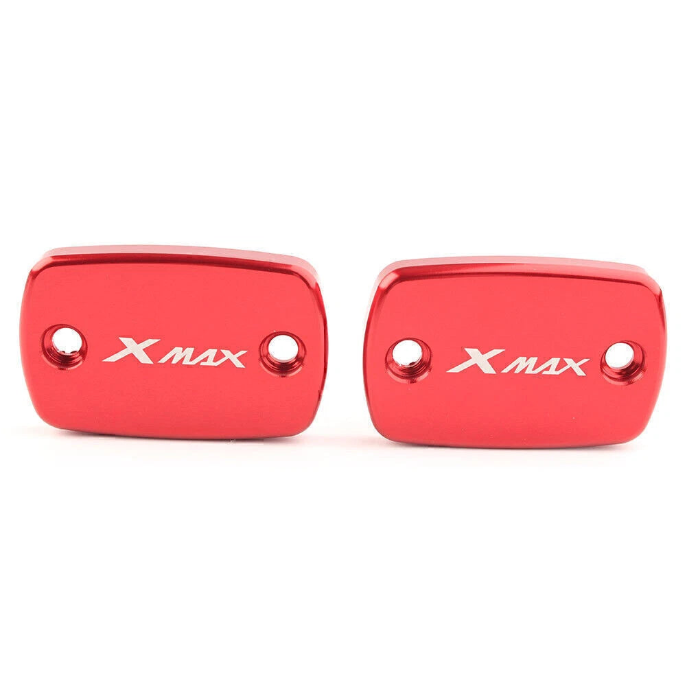 1 Pair Fluid Reservoir Cover Caps for Yamaha X-MAX 300 (2017–2018) Red