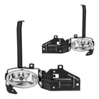 2x Fog Light Assembly Halogen for 2008–2010 Honda Accord (L4 2.4L W/Bulbs)