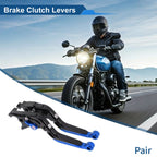 Short Long Brake Clutch Levers for Suzuki Hayabusa GSXR1300 (2008–2020) Black Blue