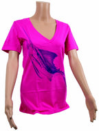 Calcutta T-Shirt for Ladies Marlin Med S/S (Hot Pink)