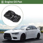 1 Pc Engine Oil Pan MD334300 for Mitsubishi Lancer VII (2003–2013) Iron Black