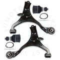 Set of 4 Front Lower Control Arms with Ball Joints for Acura EL Honda Civic (2001–2005)