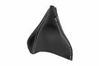 Leather Automatic Shift Boot Cover for Volvo XC90 (2003–2014) Black White Stitch