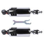 2X Adjustable Chrome Rear Suspension Shocks for Harley Softail (2000-2017)