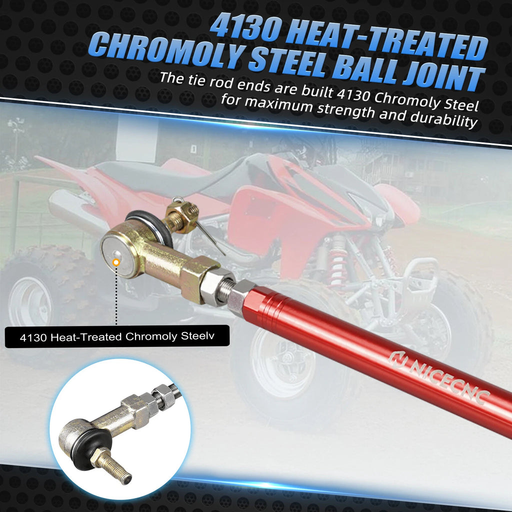 Steering Tie Rod with Ball Joints Kit for Honda TRX450R TRX450ER (2004–2009)