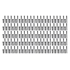 100x Bumper Rivet Retainer Clip for Chrysler Jeep (Fits 6506007AA)