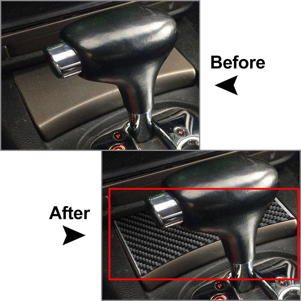 Carbon Fiber Storage Box Panel Cover Trim for Volkswagen Passat B5 (2001–2005)