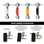 Rear Control Camber Arms Kit for Civic EF EG EK (1988–2000) / Integra DC (1990–2001)