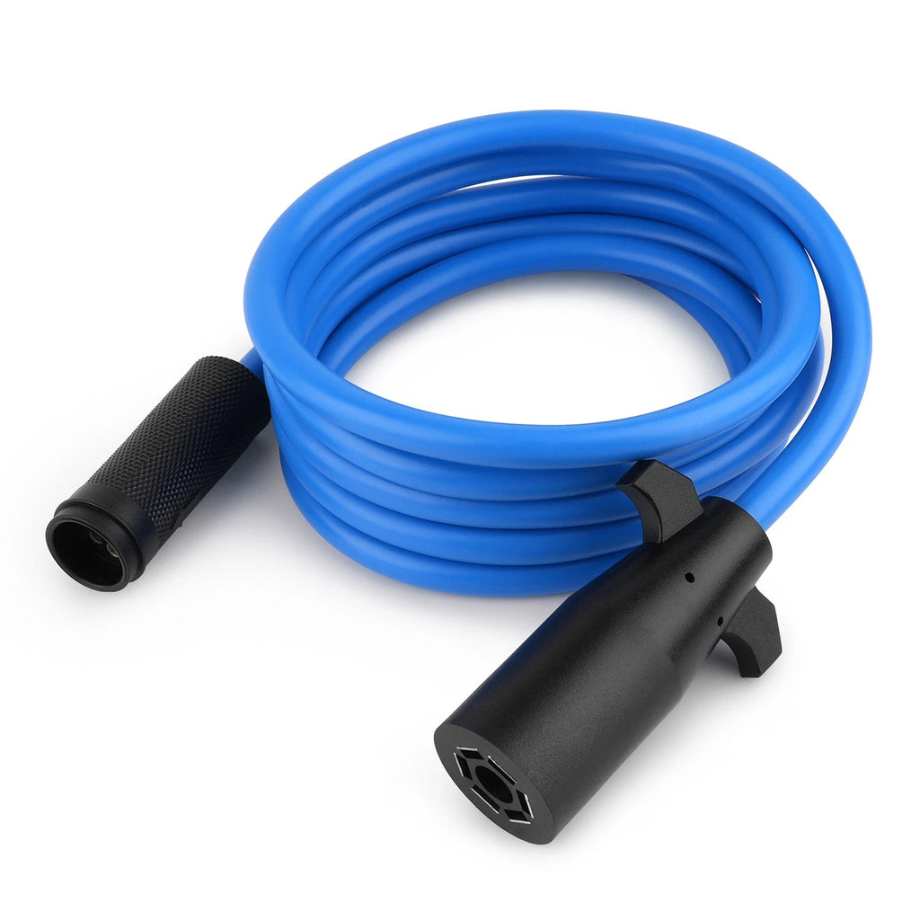 7-Way RV Plug to Round Socket Cable Cord for Gooseneck (2014–2020)