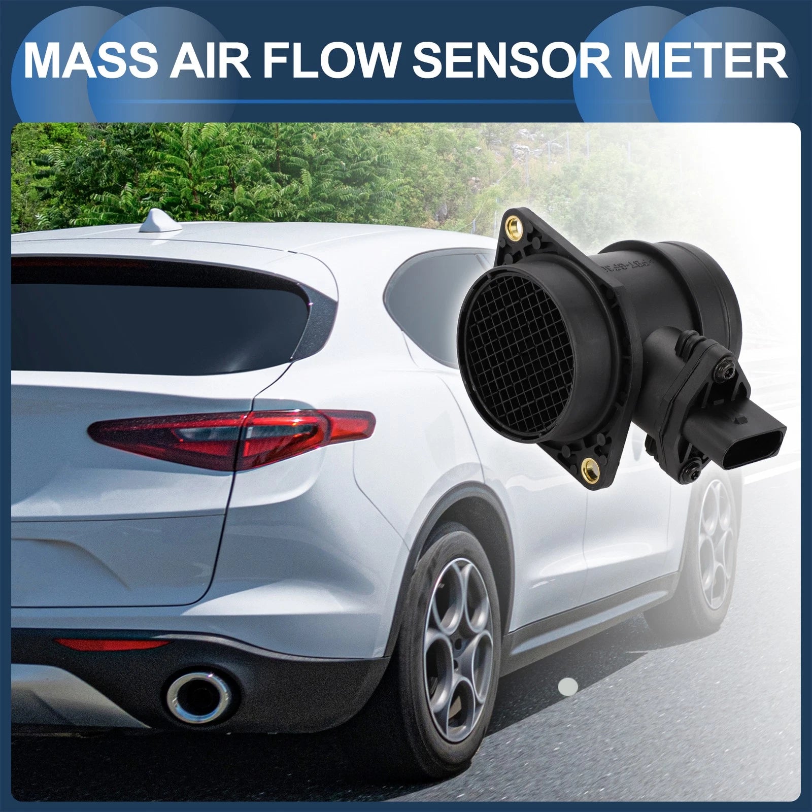 Mass Air Flow Sensor Assembly MAF No. 06A906461T for Volkswagen Jetta (2005)