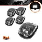 5Pcs LED Cab Roof Running Light with Harness for Ford Super Duty (1999–2016)
