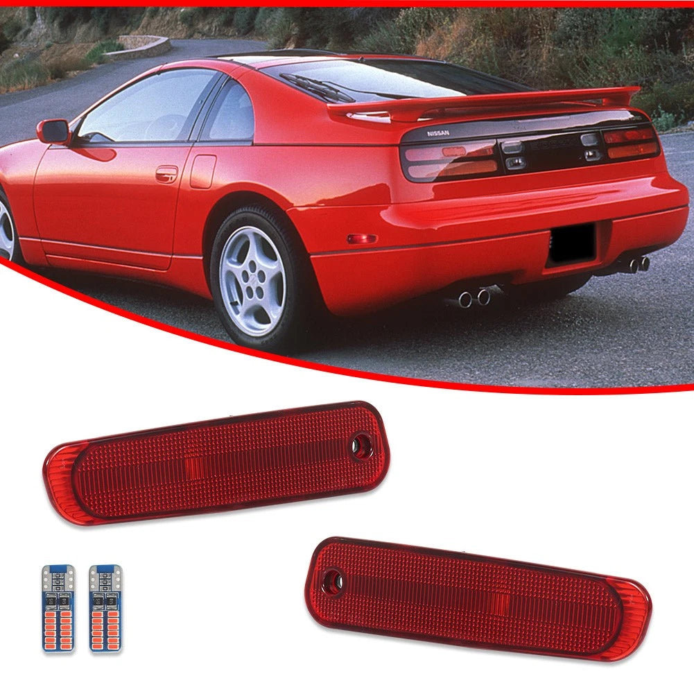 LED Rear Bumper Side Marker Lights for Nissan 300ZX Z32 (1990–1996)