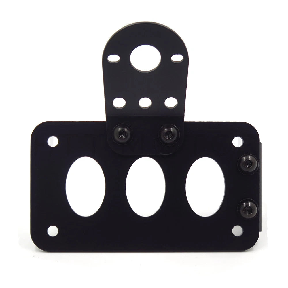 License Plate Holder Bracket for Harley Bobber Chopper (Black)