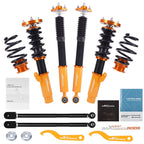 Coilovers Suspension Spring + Rear Control Arms Kit for BMW E46 325i 330i (2001–2005)