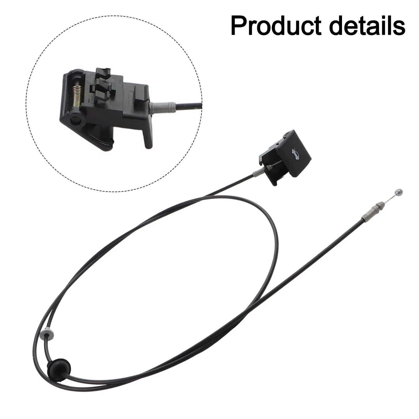 Hood Latch Switch Cable for Car Accessories (Direct Fit, Easy Installation)