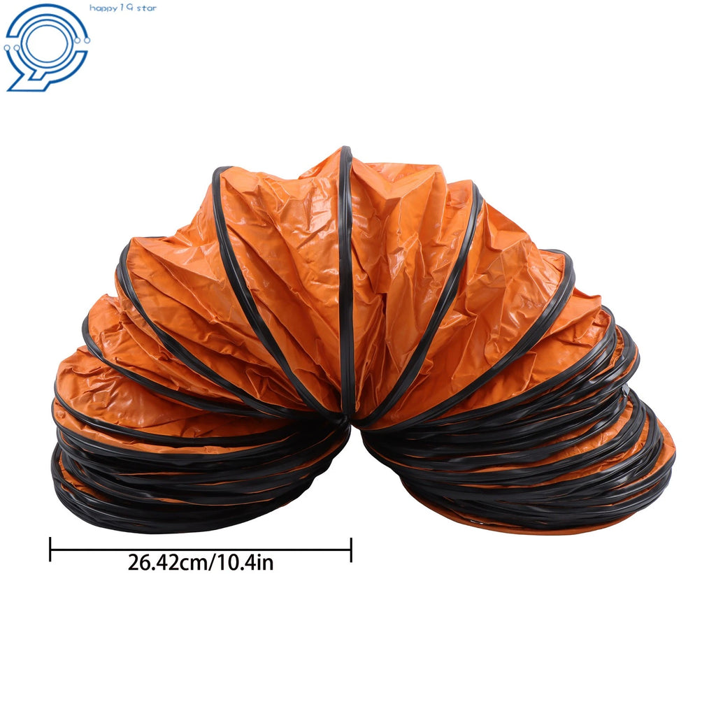 32FT PVC Flexible Duct Hosing for Utility Blower 12 Inch Fan Ventilator