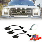 Set of 3 White LED Front Grille Running Lights for Ford Raptor (2010–2014)