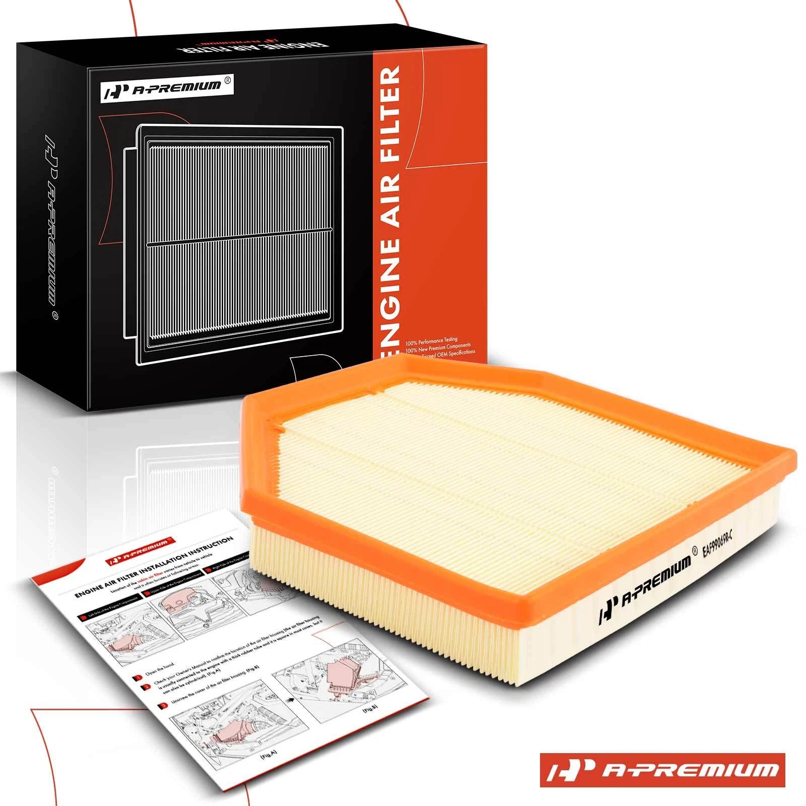 Engine Air Filter for BMW M2 M3 M4 M5 M6 Gran Coupe (2015–2021)