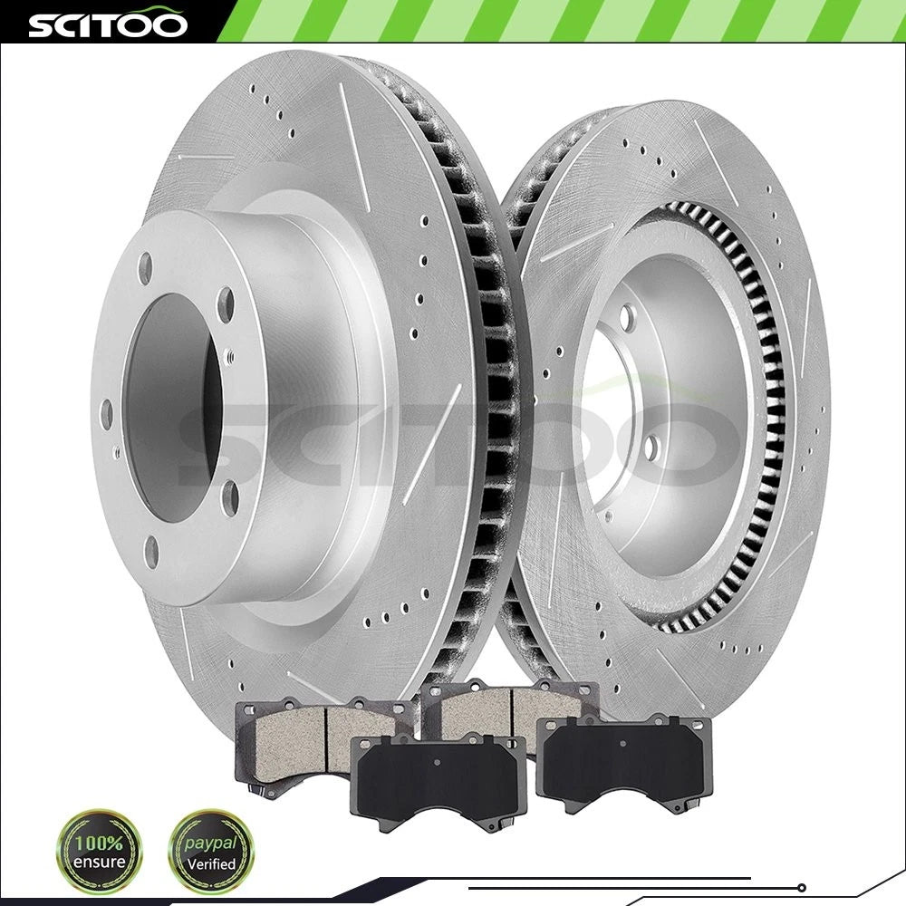 Front Brake Rotors and Ceramic Pads for Lexus LX570 (2019) Toyota Land Cruiser (2019)
